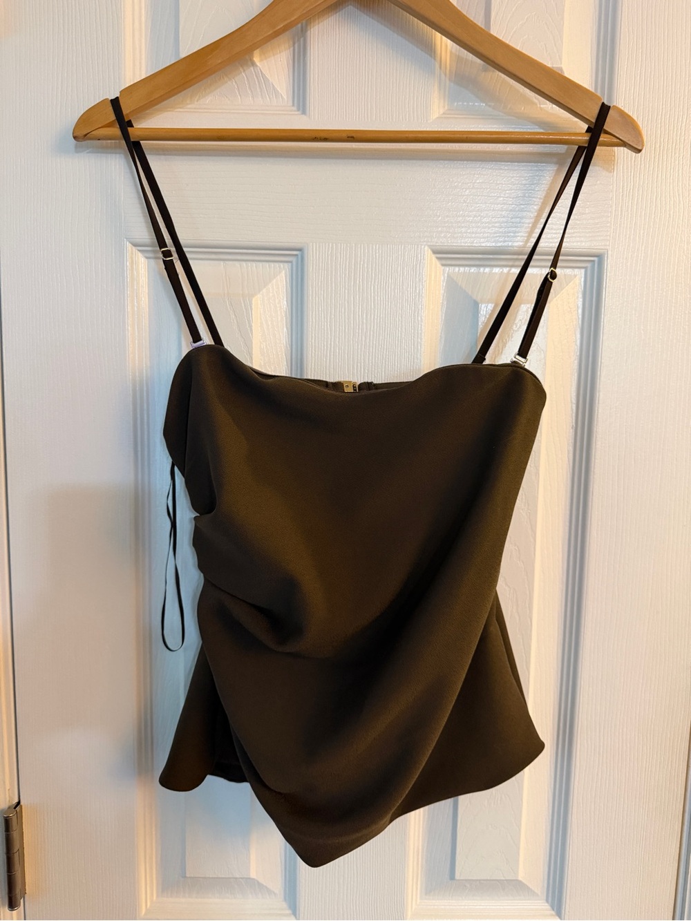 Abercrombie & Fitch Black Drape Cowl Camisole